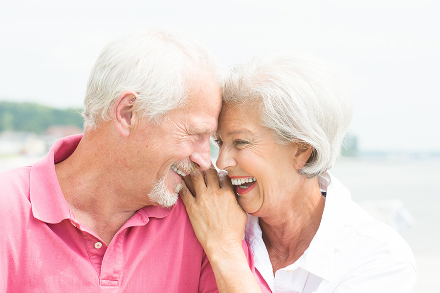 Senior Couple Smiling